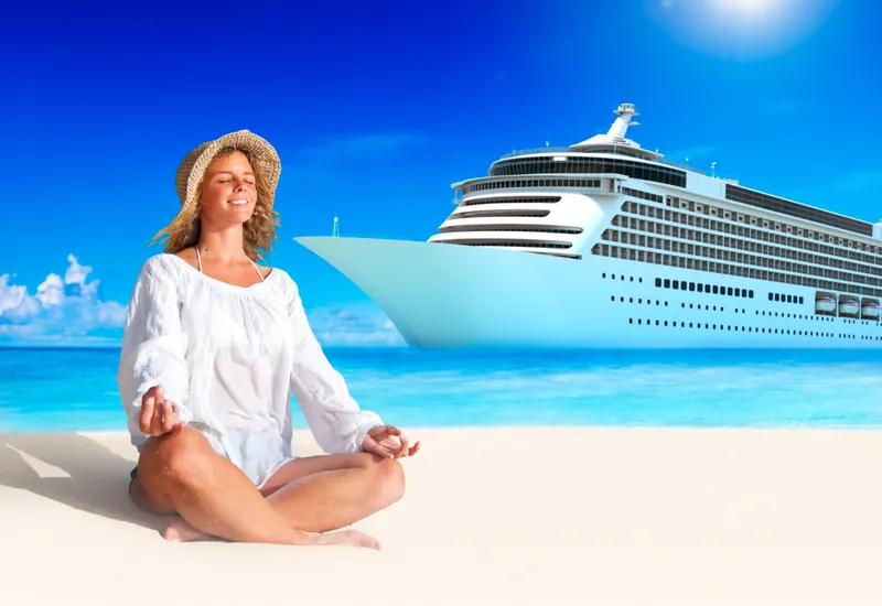 Cruise ship in the Mediterranean