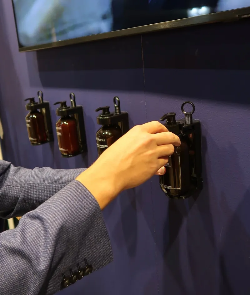 BYROSH amenity dispensers at InteriHOTEL